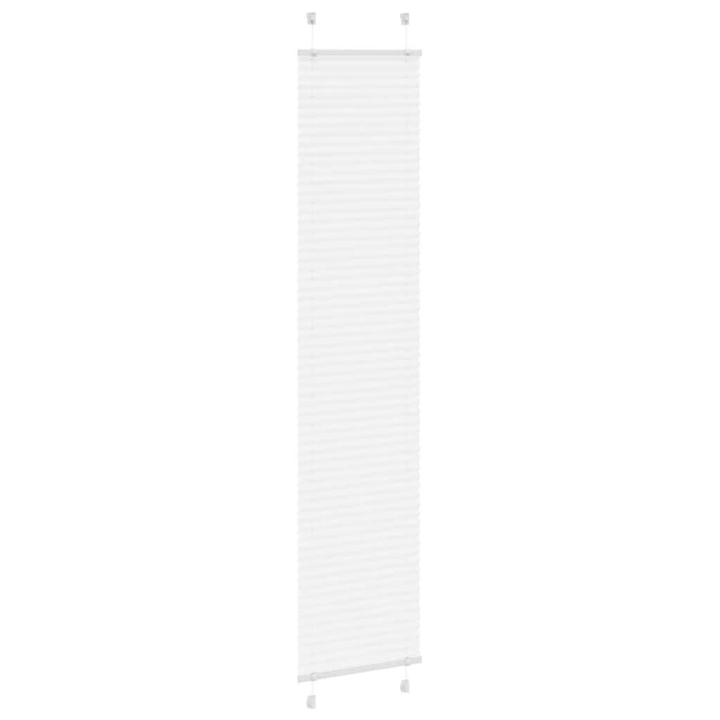 Plisségardin Hvid 40x200 cm Stofbredde 39,4 cm Polyester