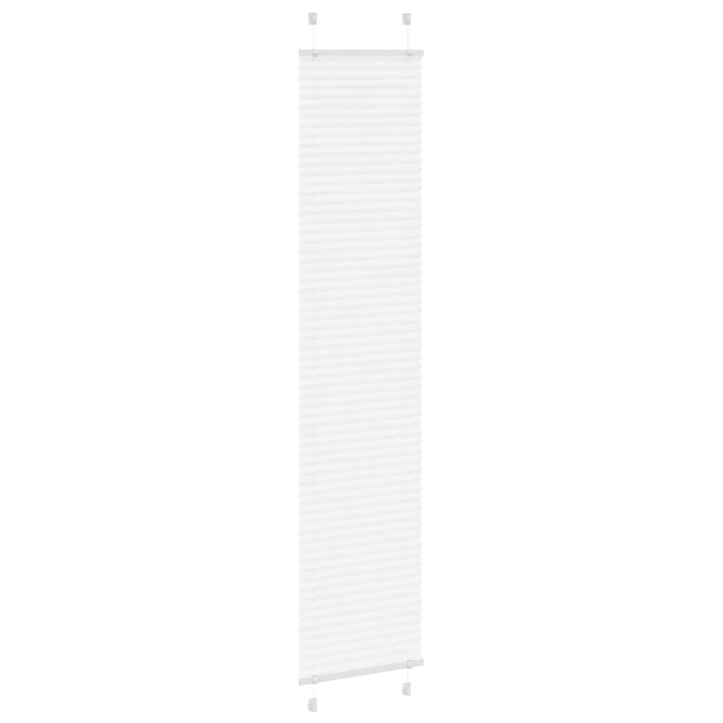 Plisségardin Hvid 50x200 cm Stofbredde 49,4 cm Polyester