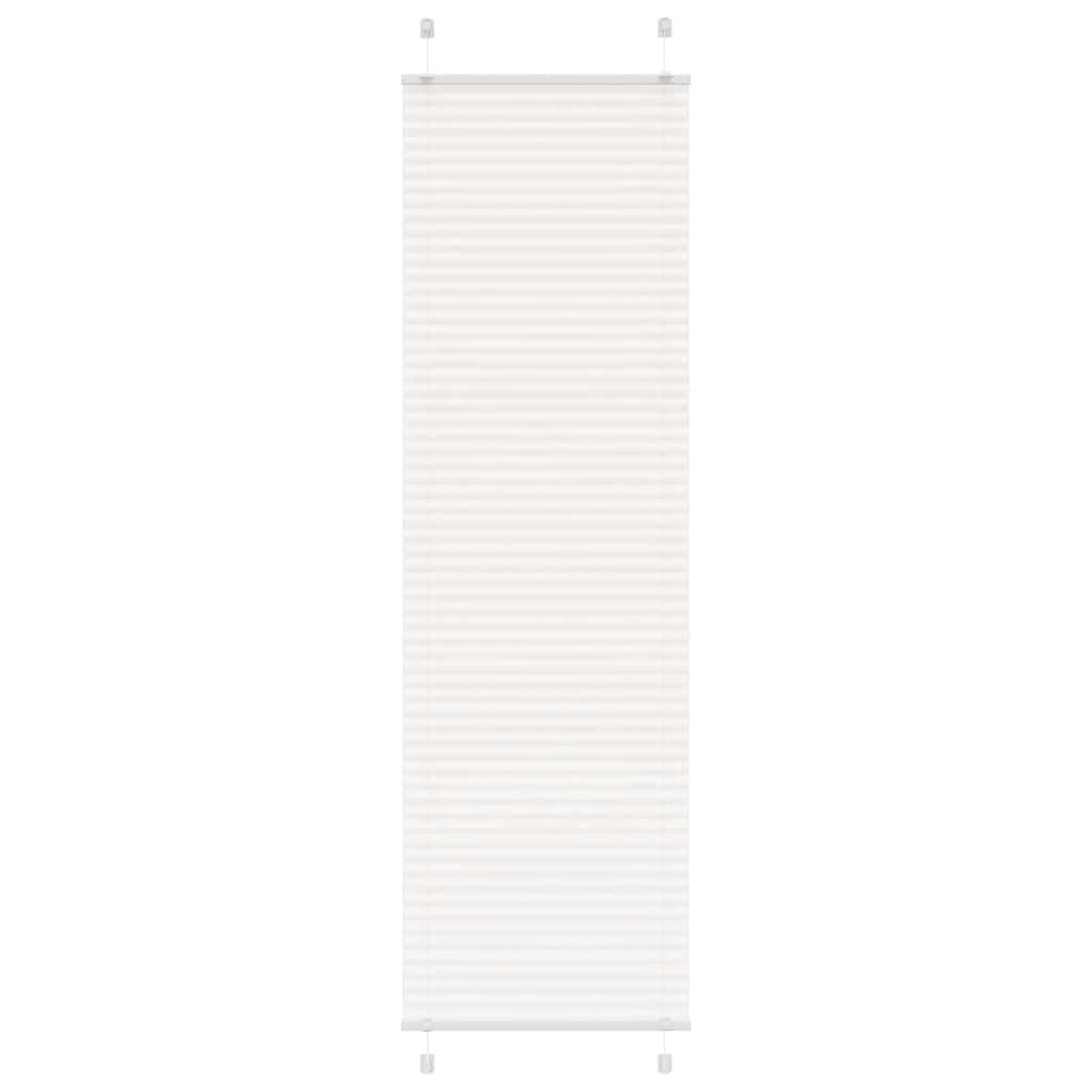 Plisségardin Hvid 55x200 cm Stofbredde 54,4 cm Polyester