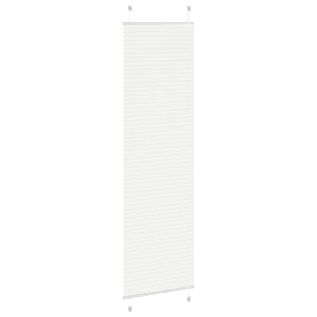 Plisségardin Hvid 55x200 cm Stofbredde 54,4 cm Polyester