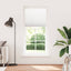 Plisségardin Hvid 95x200 cm Stofbredde 94,4 cm Polyester