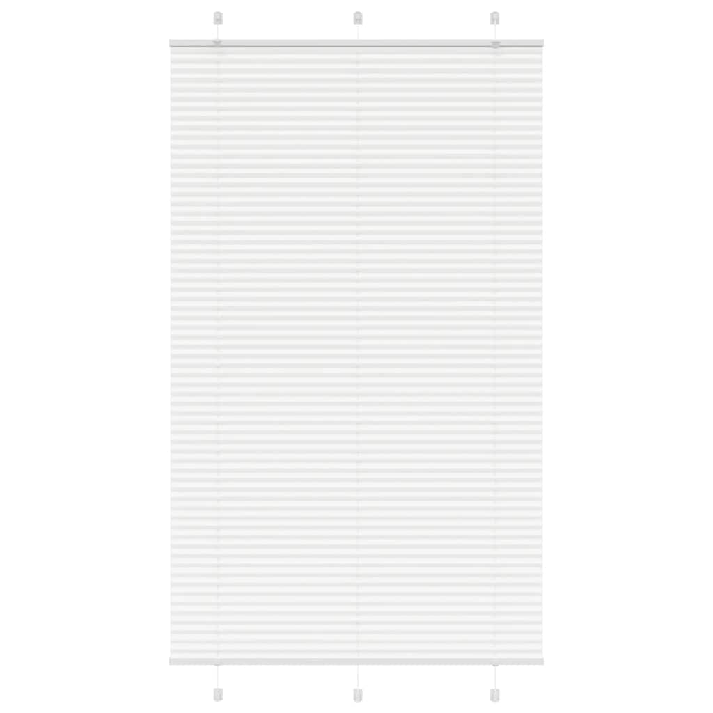 Plisségardin Hvid 115x200 cm Stofbredde 114,4 cm Polyester