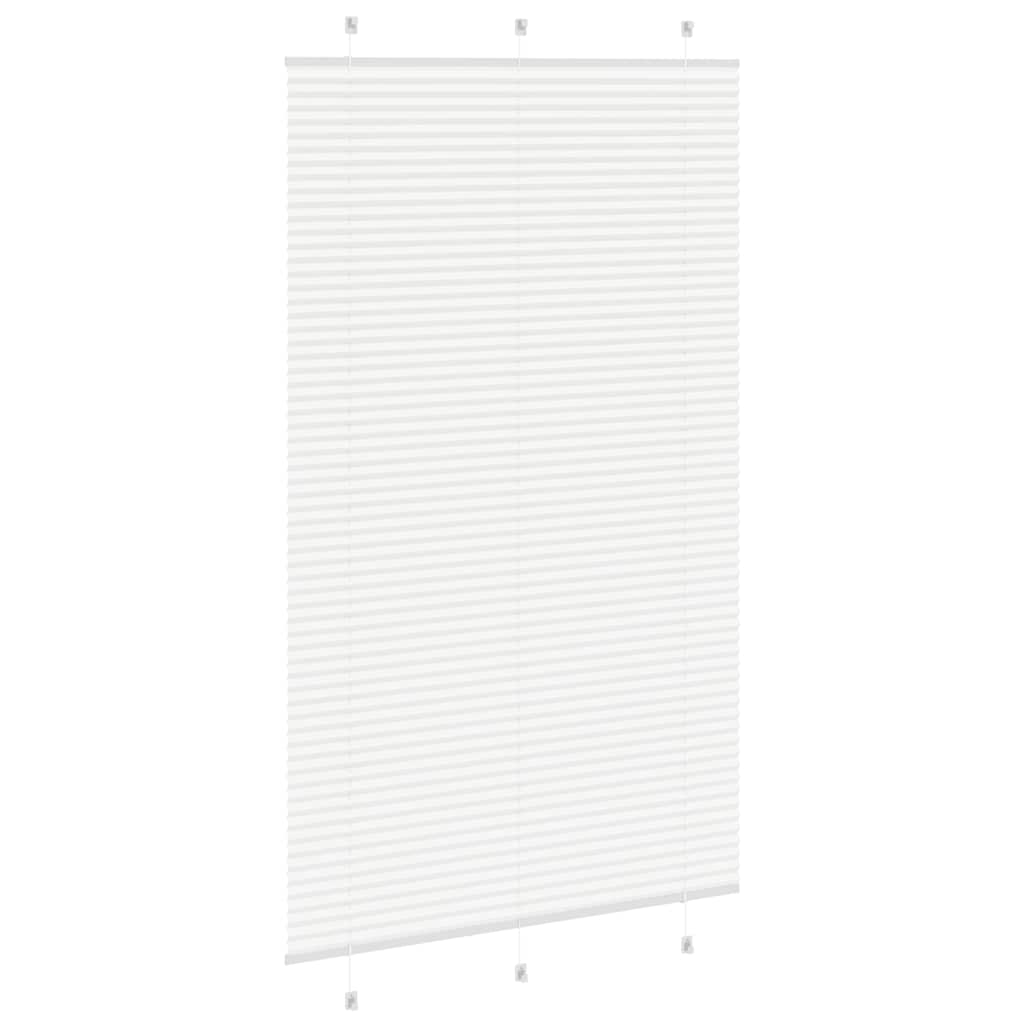 Plisségardin Hvid 115x200 cm Stofbredde 114,4 cm Polyester