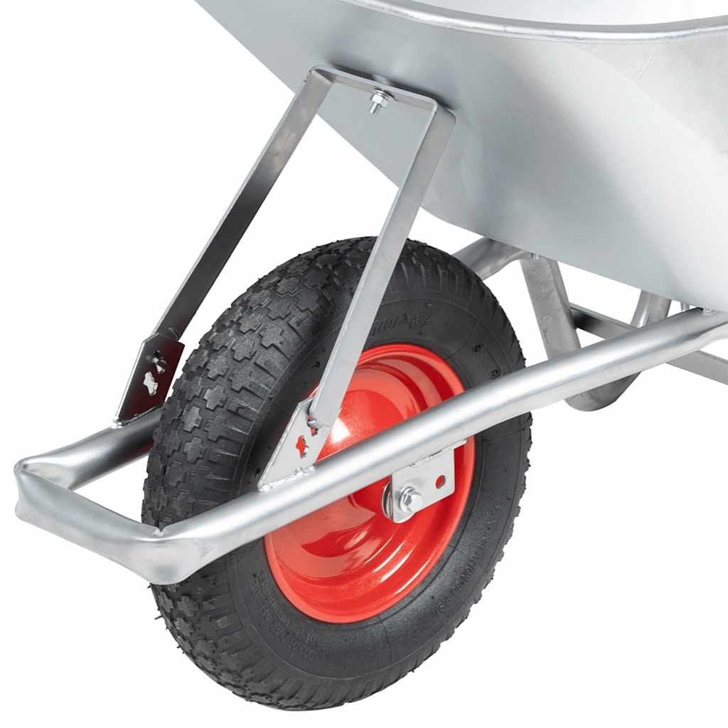 trillebør 90 L 150 kg galvaniseret stål og plastik
