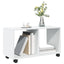rullebord 72x33x42,5 cm konstrueret træ hvid