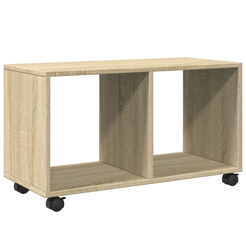 rullebord 72x33x42,5 cm konstrueret træ sonoma-eg