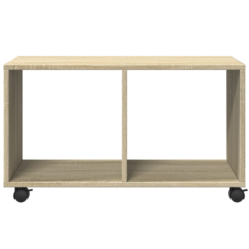 rullebord 72x33x42,5 cm konstrueret træ sonoma-eg