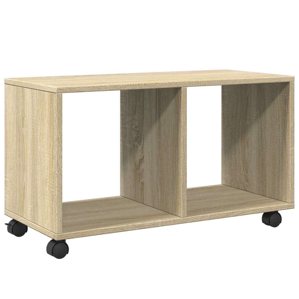 rullebord 72x33x42,5 cm konstrueret træ sonoma-eg