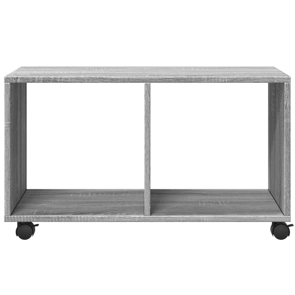 rullebord 72x33x42,5 cm konstrueret træ grå sonoma-eg