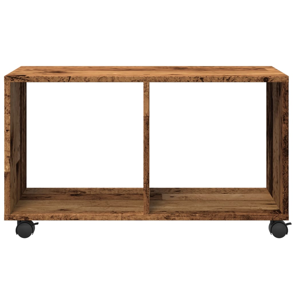 rullebord 72x33x42,5 cm konstrueret træ gammelt trælook
