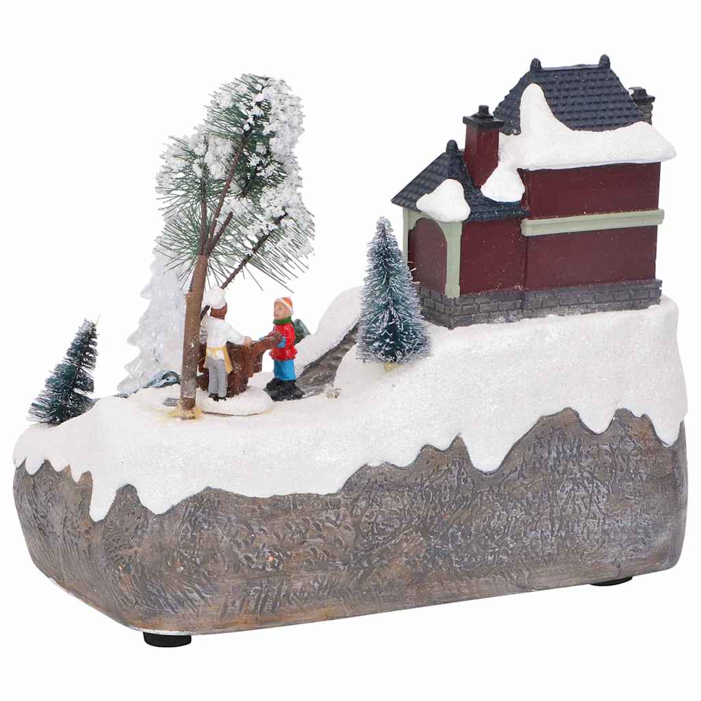 Juleborddekoration Flerfarvet 23,5 x 16 x 18,5 cm Harpiks