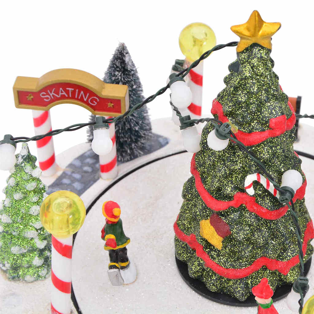 Julelandsby dekoration 22 x 21,5 x 17 cm Plastik Flerfarvet