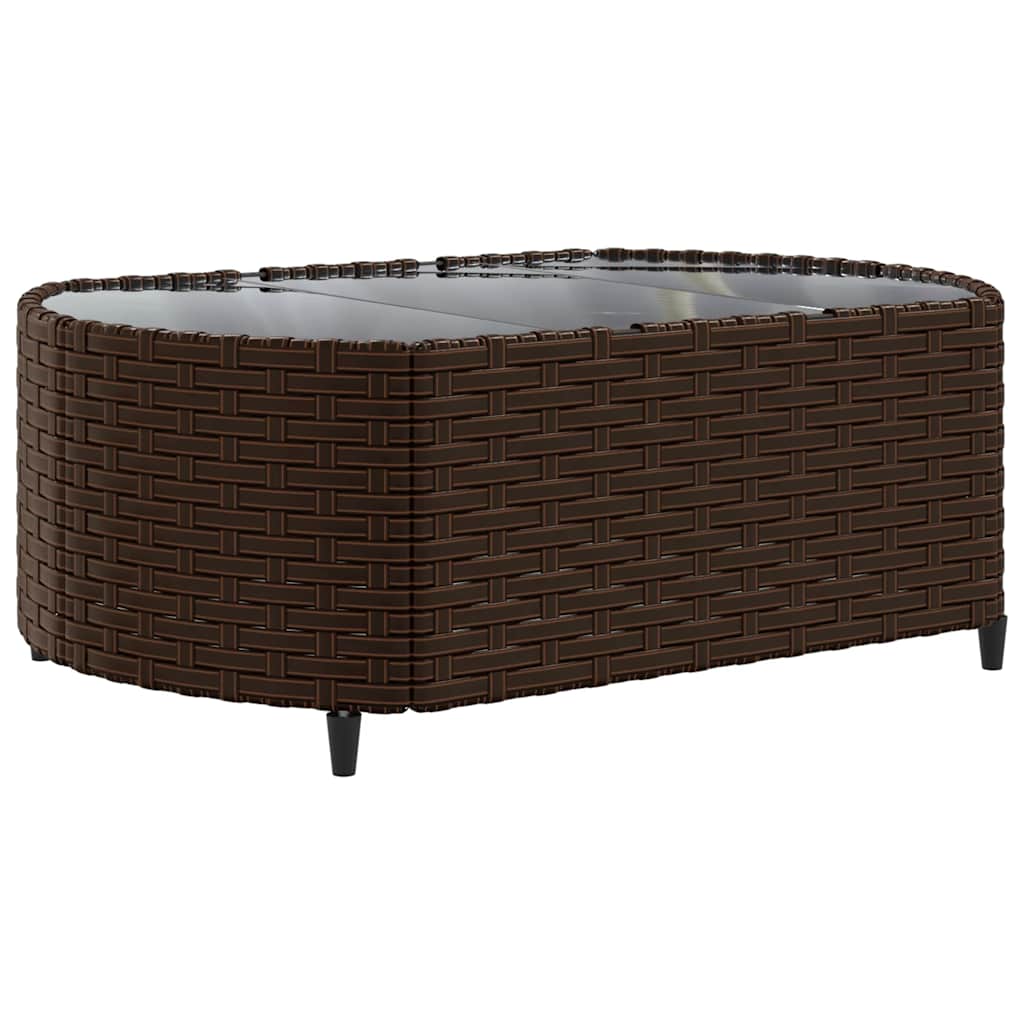 sofasæt til haven 8 dele med hynder polyrattan brun