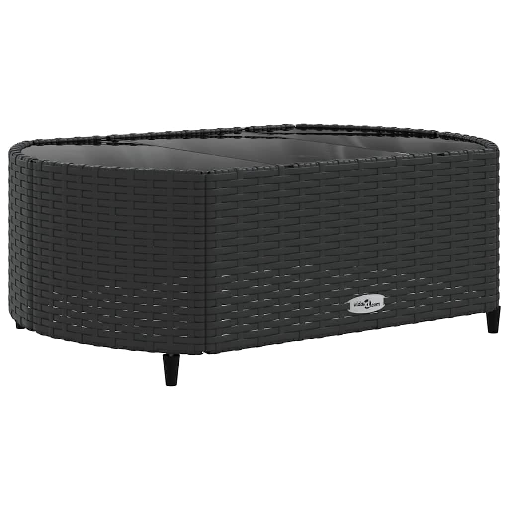 sofasæt til haven 8 dele med hynder polyrattan sort
