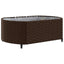 sofasæt til haven 8 dele med hynder polyrattan brun