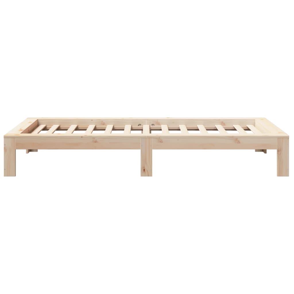 sengeramme uden madras 90x190 cm massivt fyrretræ