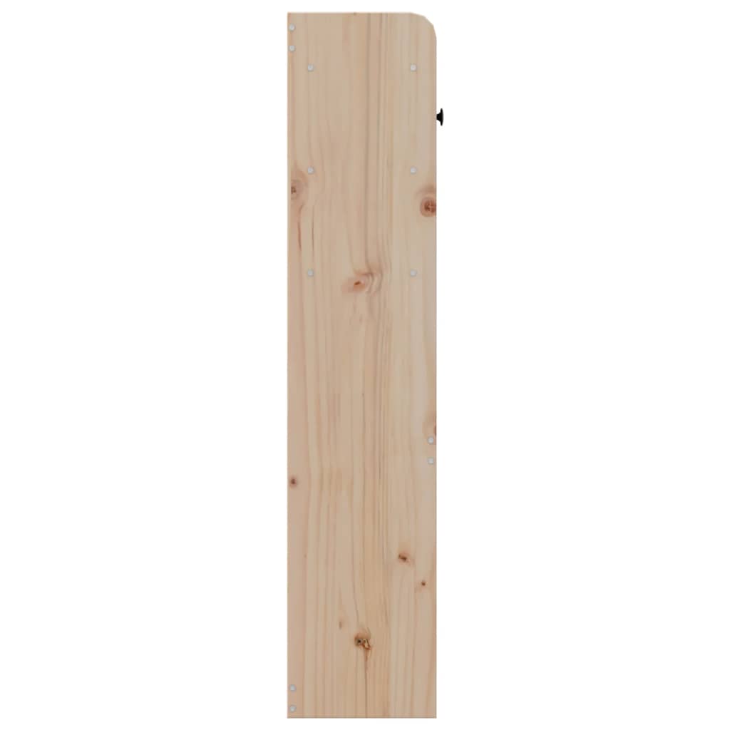 sengegavl med opbevaring 180 cm massivt fyrretræ