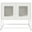 tv-bord 68x39x60,5 cm koldvalset stål hvid