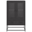 skab 68x39x111,5 cm stål sort