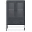 skab 68x39x111,5 cm stål antracitgrå