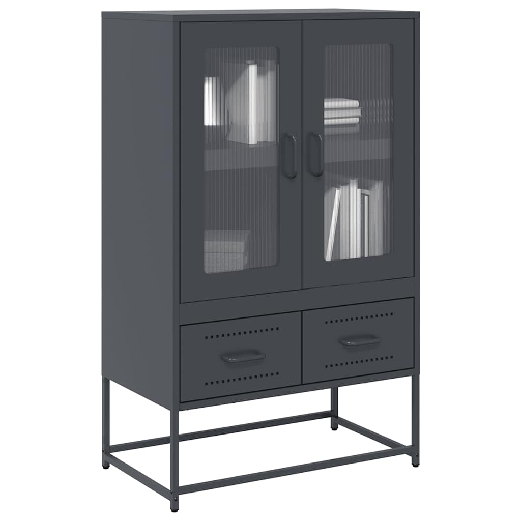 skab 68x39x111,5 cm stål antracitgrå