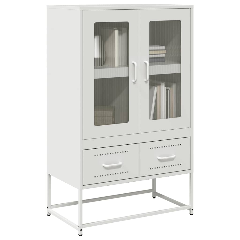 skab 68x39x111,5 cm stål hvid