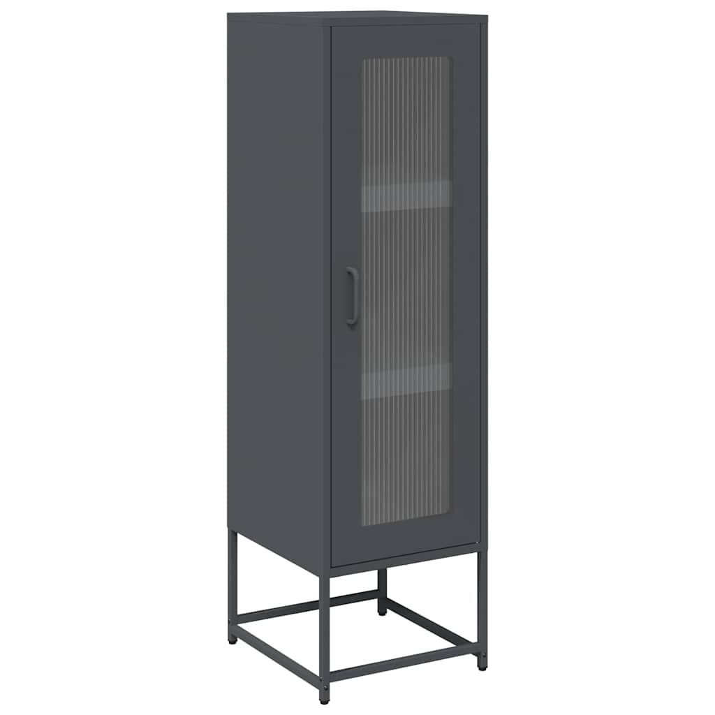 skab 36x39x123 cm koldvalset stål antracitgrå