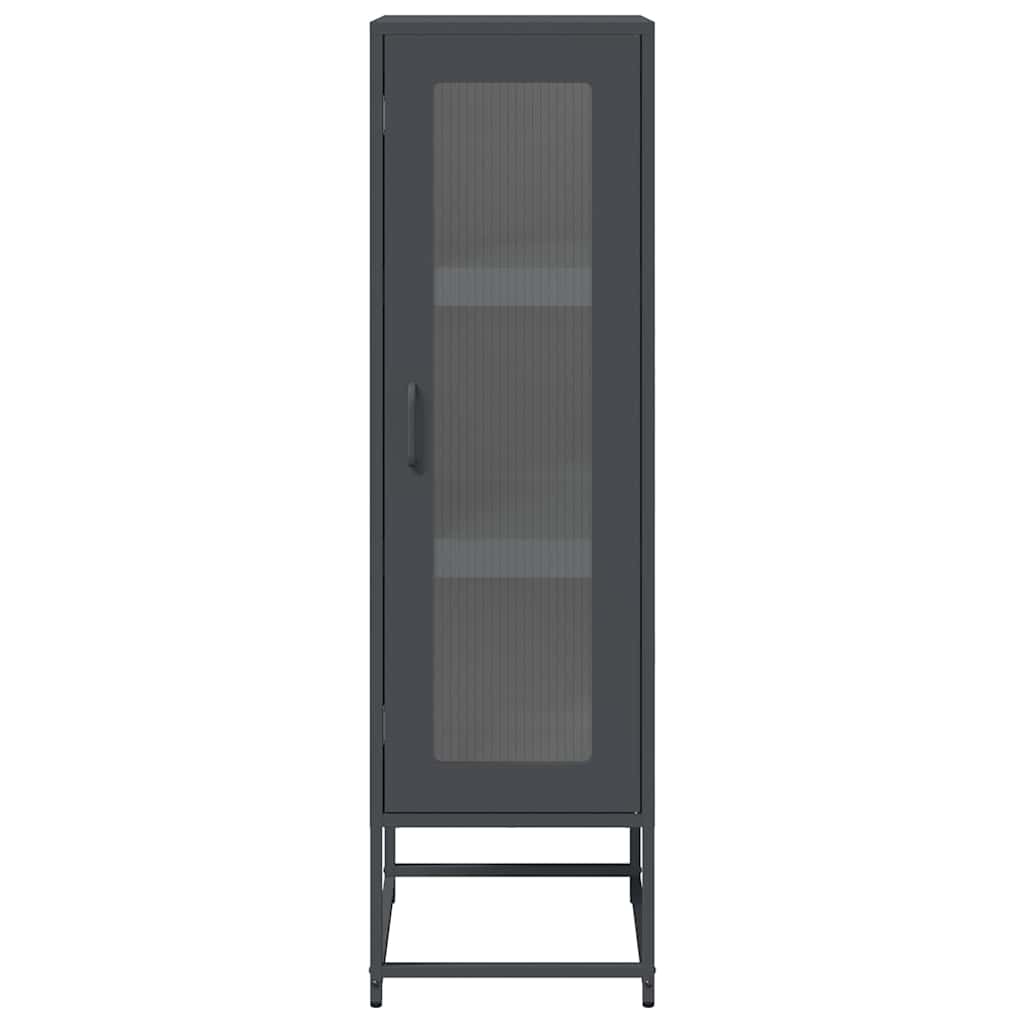 skab 36x39x123 cm koldvalset stål antracitgrå