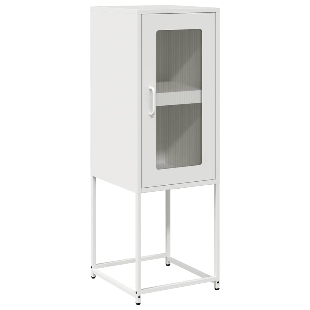 skænk 36x39x107 cm koldvalset stål hvid