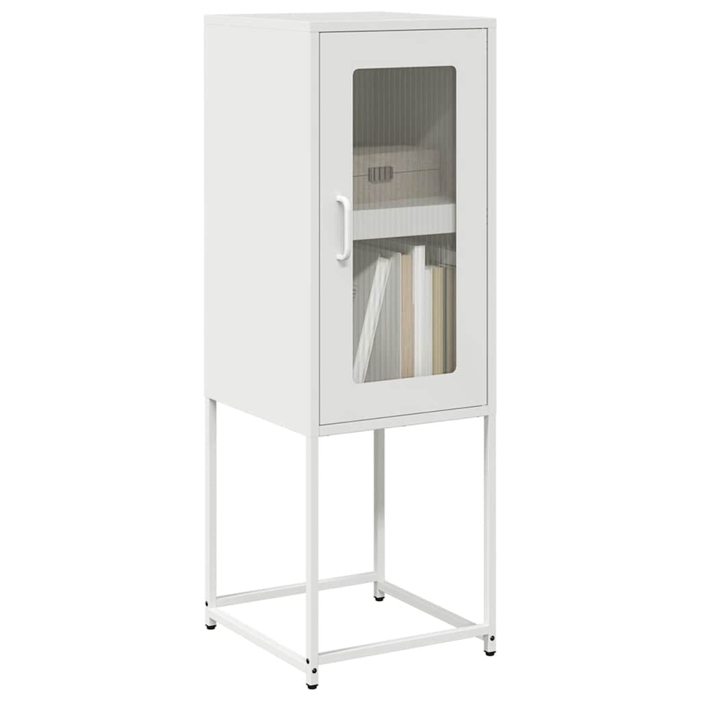 skænk 36x39x107 cm koldvalset stål hvid