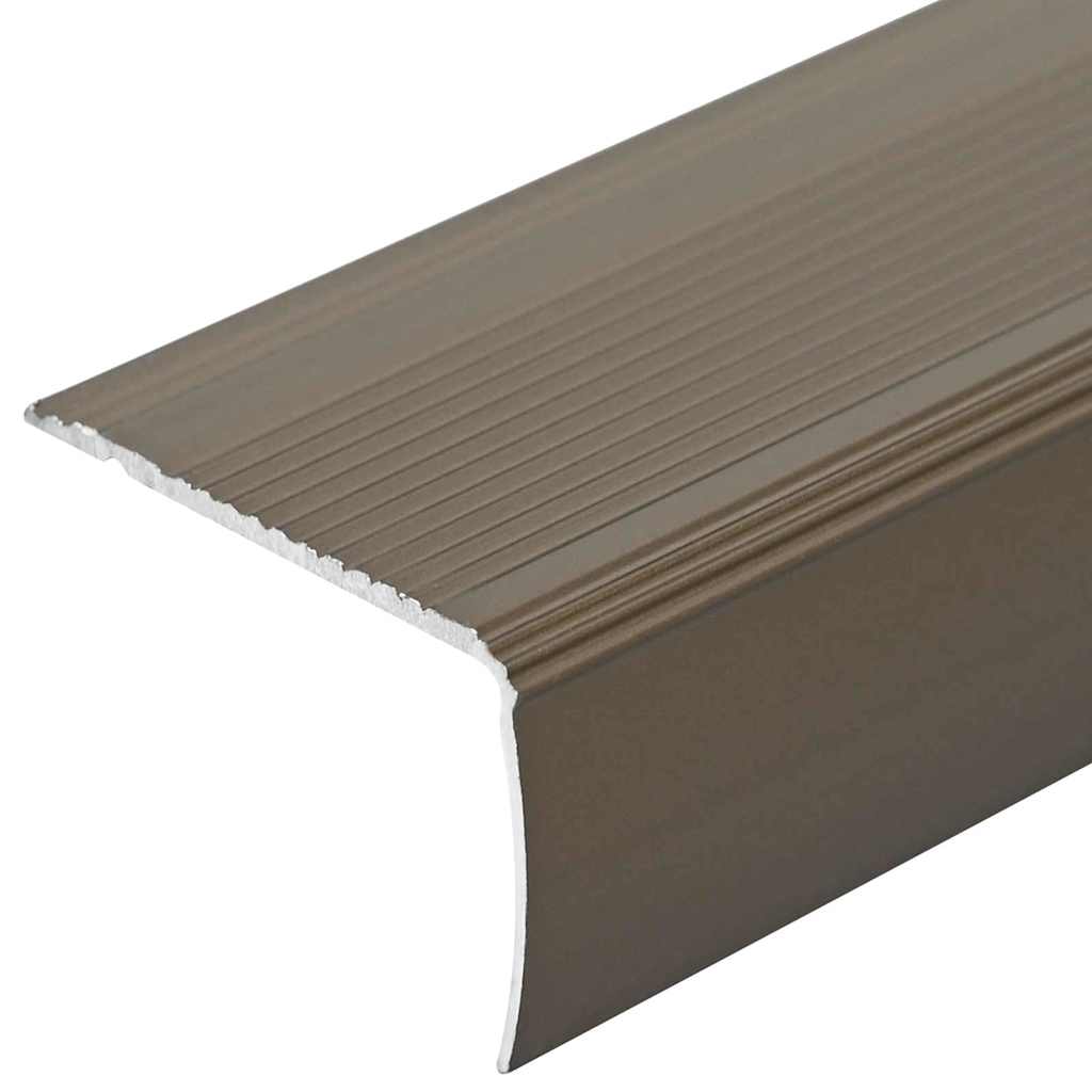 Trinkantprofiler 30 stk. Brun 67 x 3 x 2 cm Aluminium