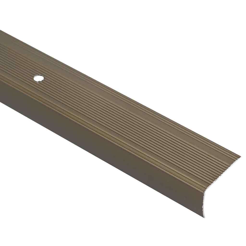 Trinkantprofiler 30 stk. Brun 67 x 3 x 2 cm Aluminium