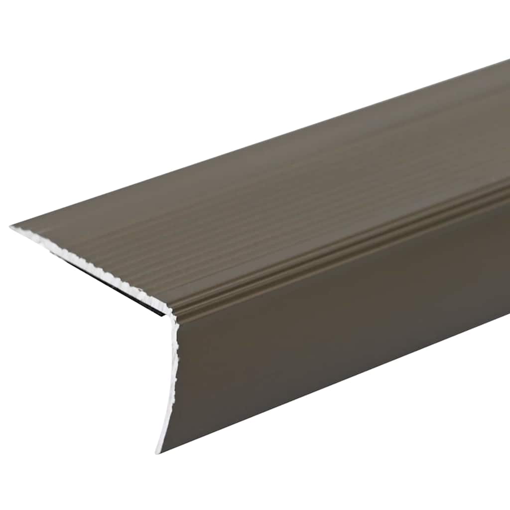 Trinkantprofiler 30 stk. Brun 67 x 3 x 2 cm Aluminium