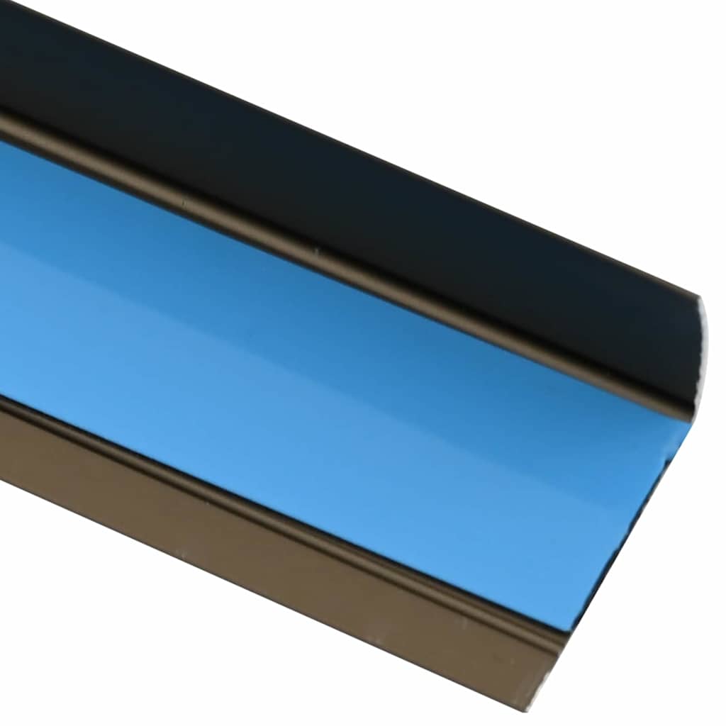 Trinkantprofiler 10 stk. Brun 67 x 3.5 x 3 cm Aluminium