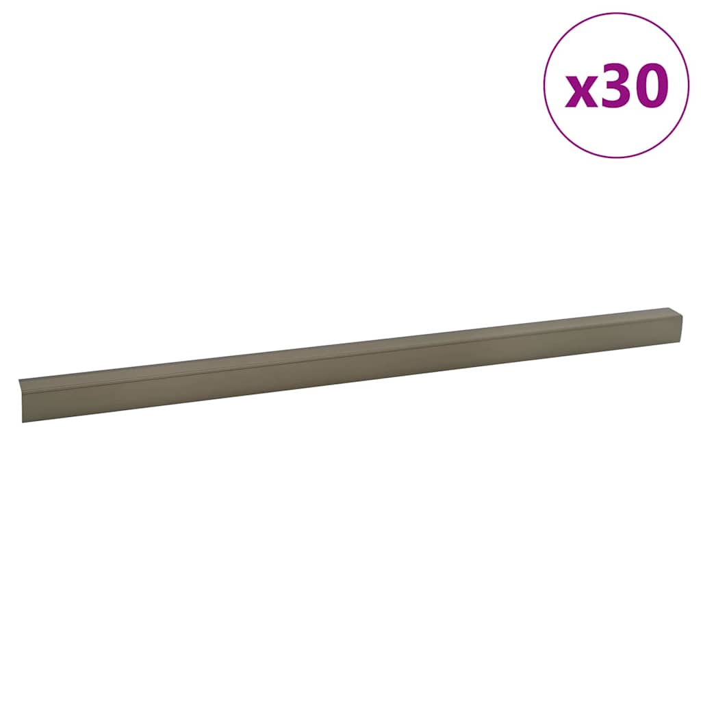 Trinkantprofiler 30 stk. champagnefarvet 67 x 3.5 x 3 cm