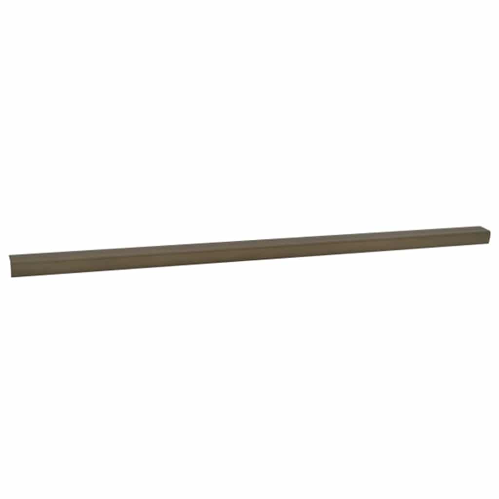 Trinkantprofiler 10 stk. Brun 67 x 3 x 2 cm Aluminium