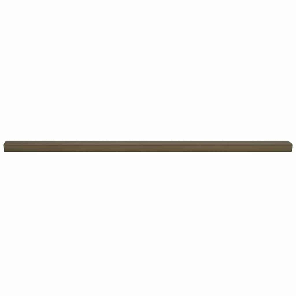 Trinkantprofiler 10 stk. Brun 67 x 3 x 2 cm Aluminium