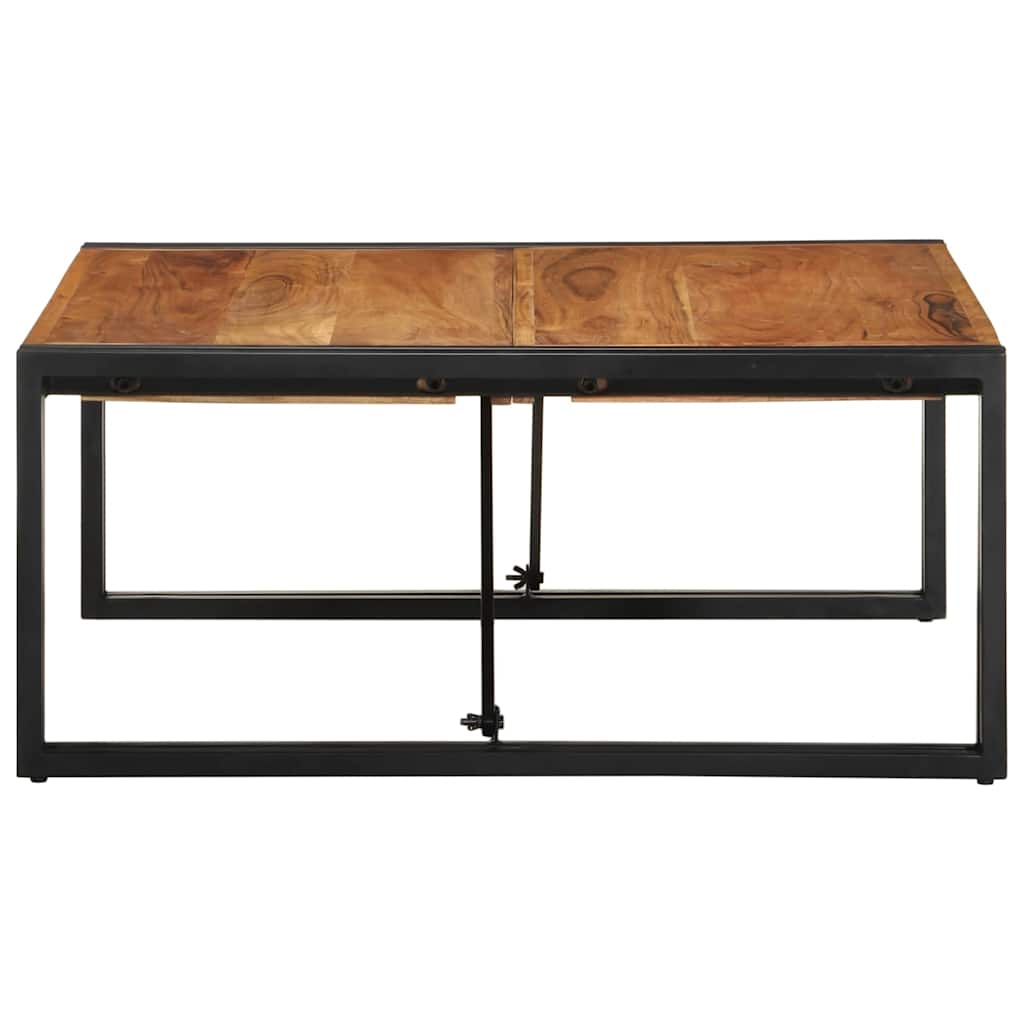 sofabord 80x80x35 cm massivt akacietræ
