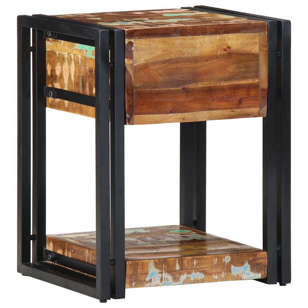 Natskab 2 stk. Flerfarvet 40 x 35 x 50 cm Solid genbrugs træ