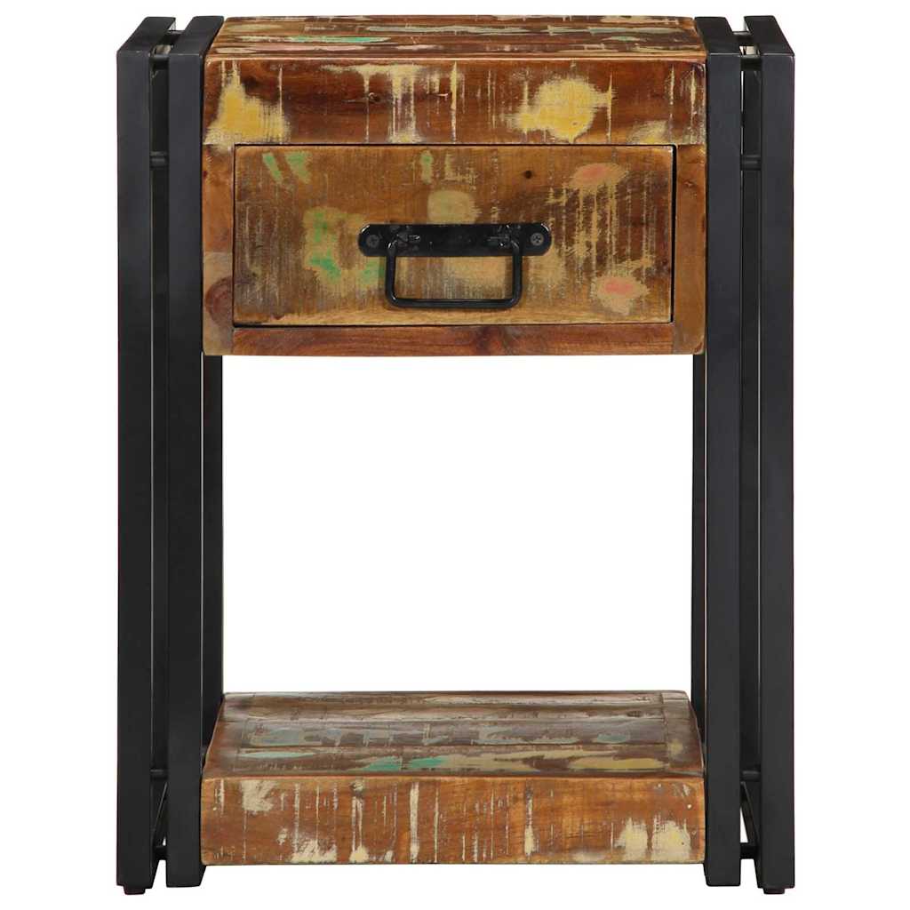 Natskab 2 stk. Flerfarvet 40 x 35 x 50 cm Solid genbrugs træ