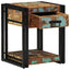 Natskab 2 stk. Flerfarvet 40 x 40 x 50 cm Solid genbrugs træ