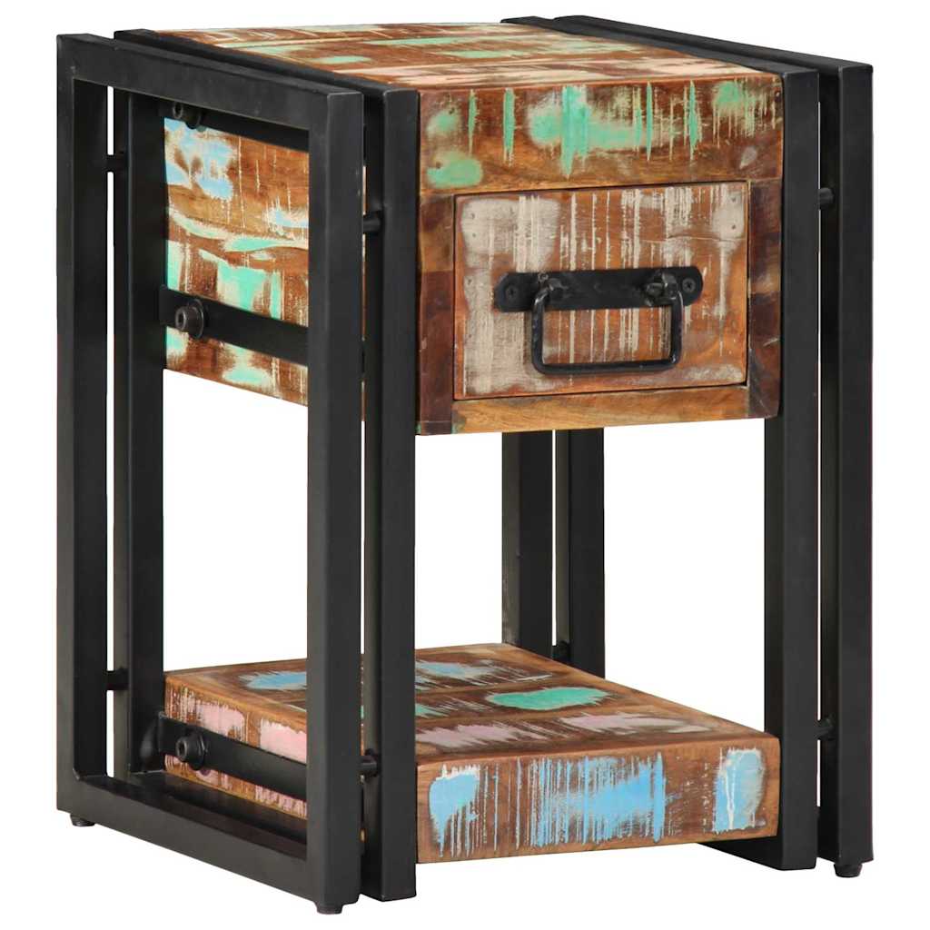 Natskab Flerfarvet 30 x 30 x 40 cm Solid genbrugs træ