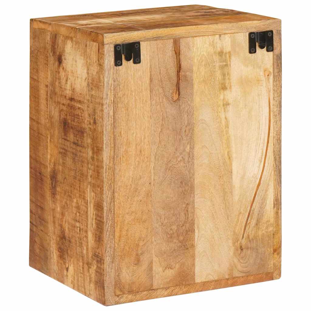 Sengebord 2 stk. Brun 35 x 33 x 48 cm Massivt mangotræ