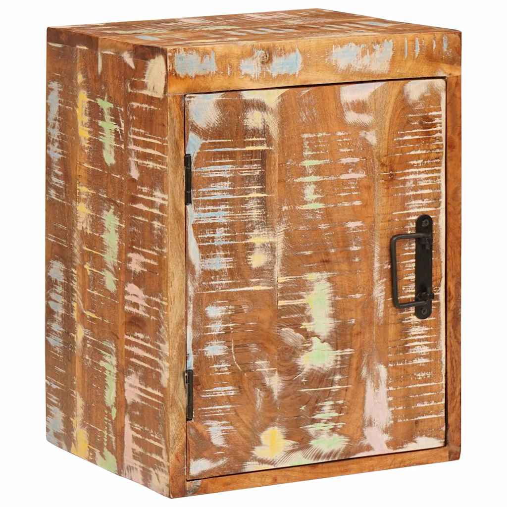Sengebord 2 stk. Brun 35 x 33 x 48 cm Massivt genbrugstræ