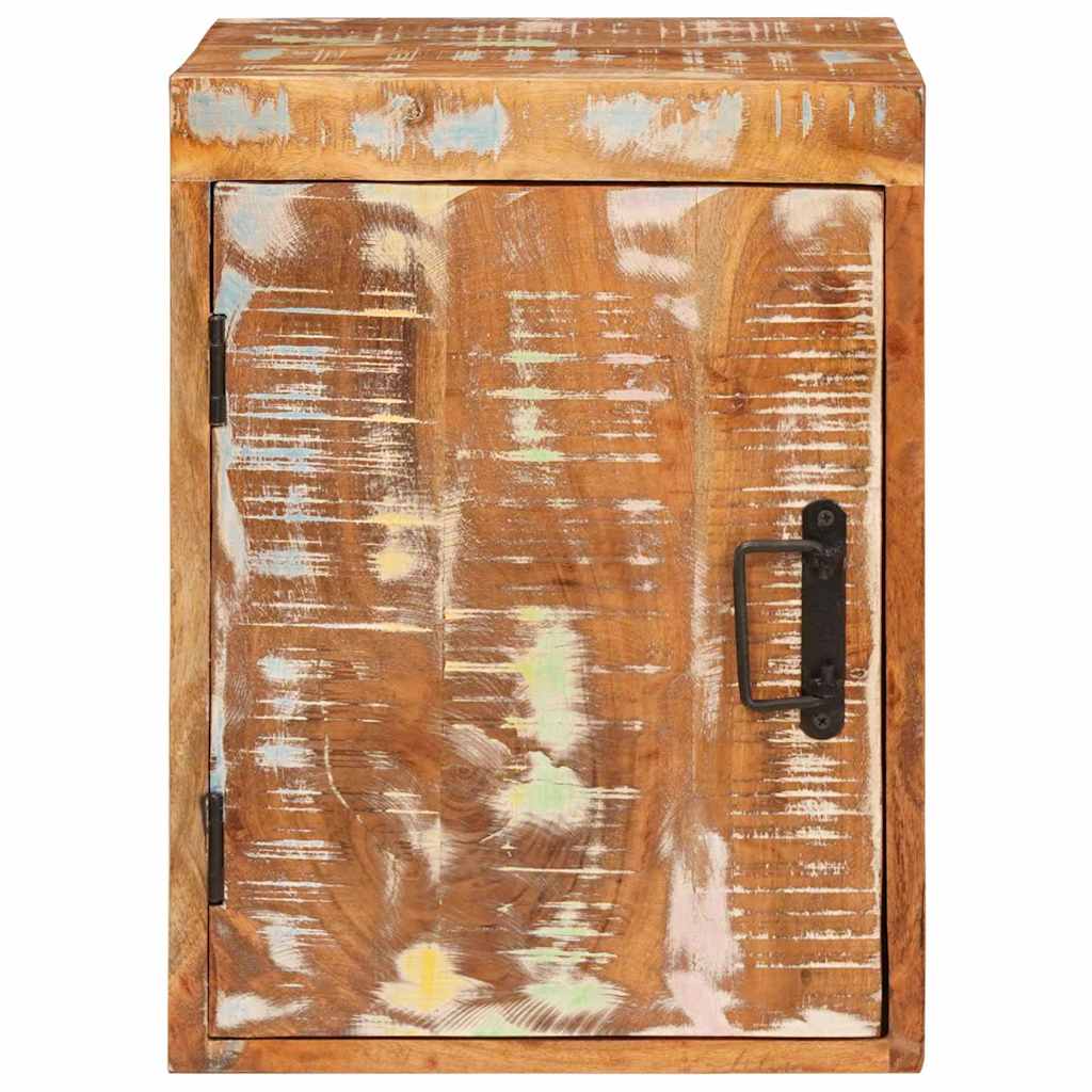 Sengebord 2 stk. Brun 35 x 33 x 48 cm Massivt genbrugstræ
