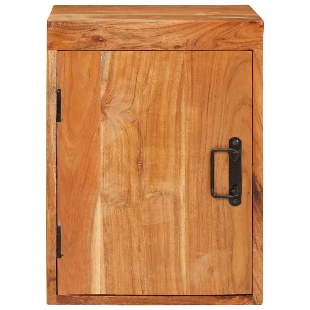 Sengebord 2 stk. Brun 35 x 33 x 48 cm Massivt træ akacie