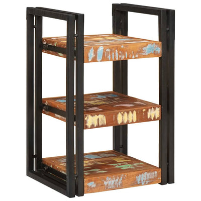 Sengebord 2 stk. Brun og sort 38 x 33 x 58 cm