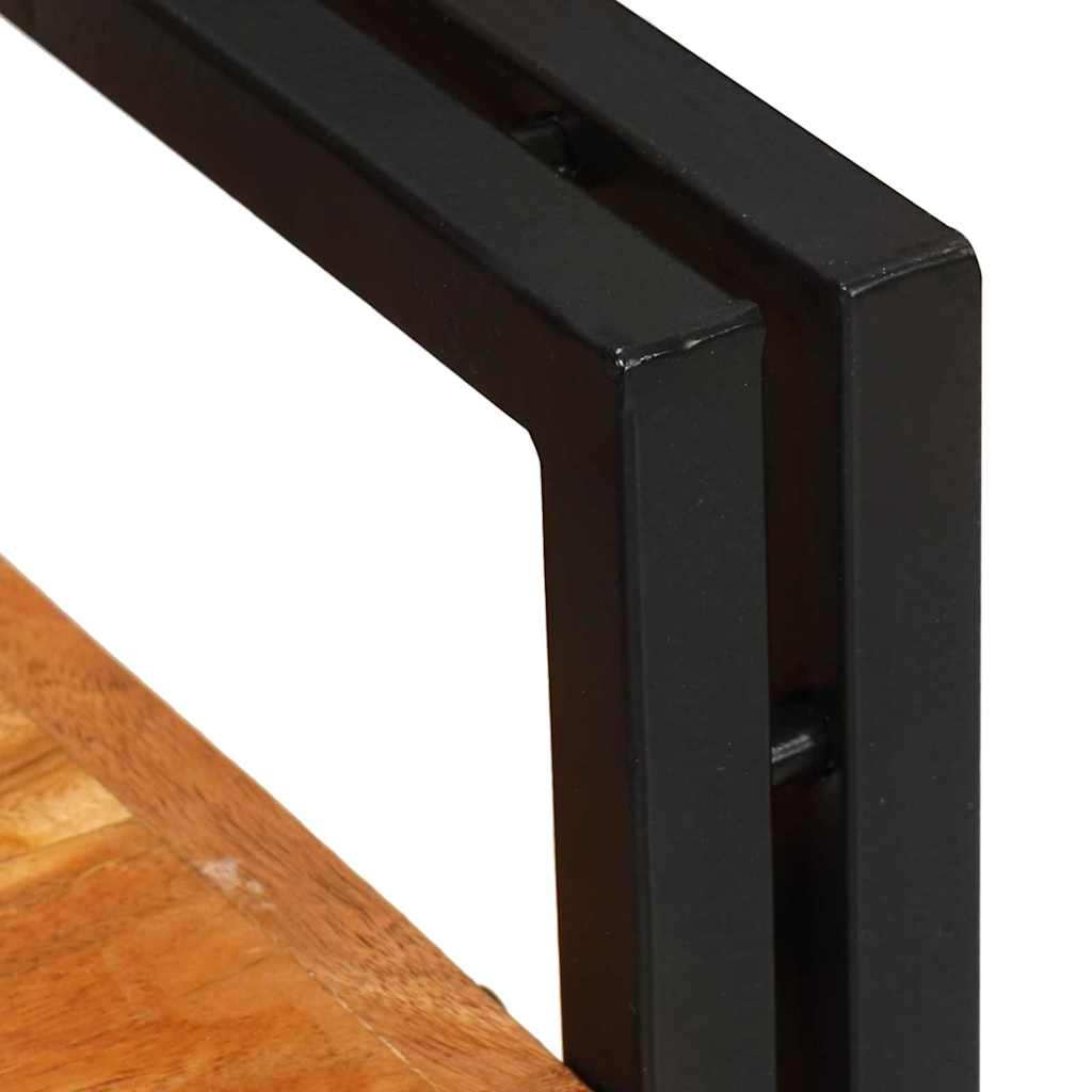 Sengebord 2 stk. Brun og sort 38 x 33 x 58 cm