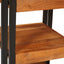 Sengebord 2 stk. Brun og sort 38 x 33 x 58 cm