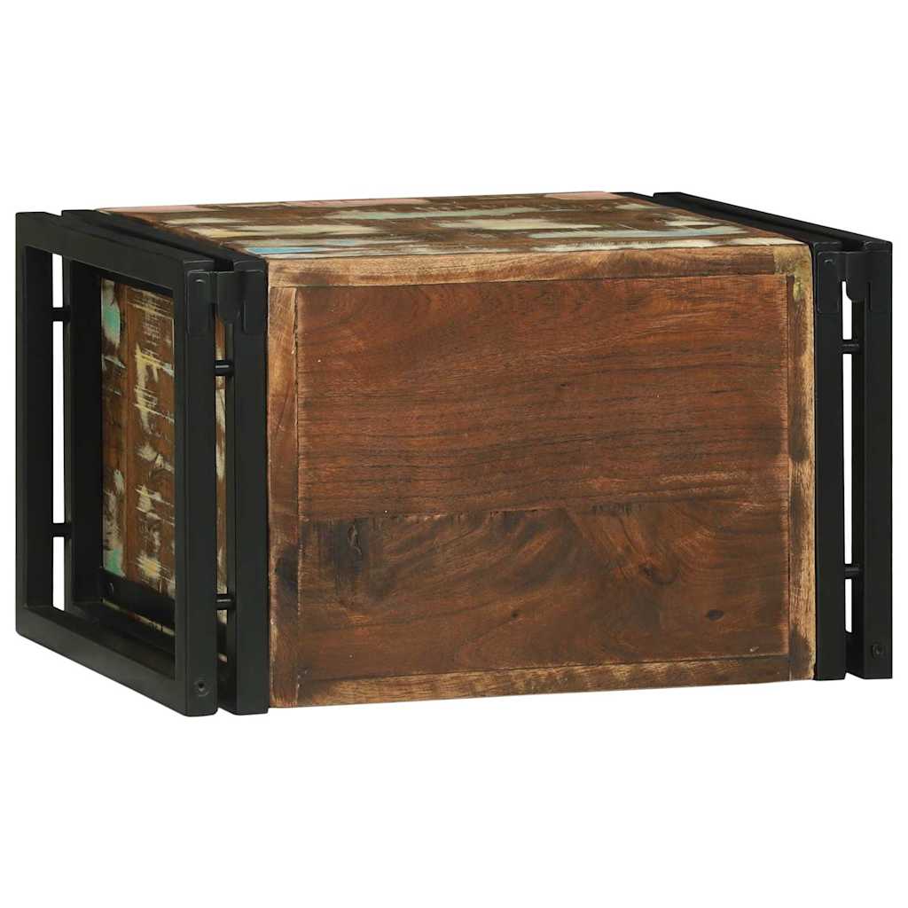 Vinfad 2 stk. 46 x 35 x 27,5 cm Solid genbrugs træ